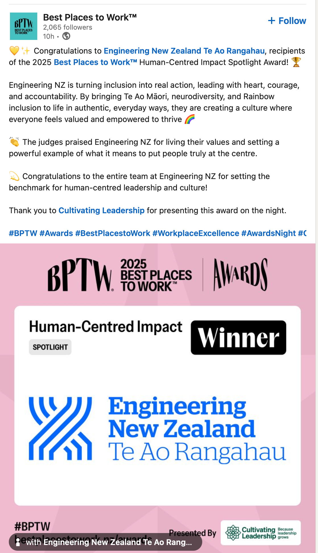 ok make that award *winning*